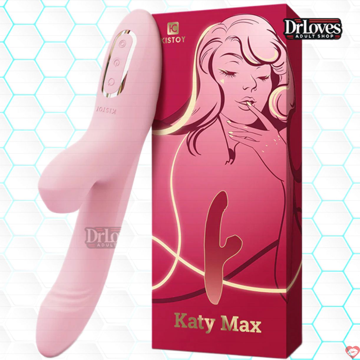 Dương Vật Giả Kisstoy Katy Max Rung Hút Ngoáy Cao Cấp 