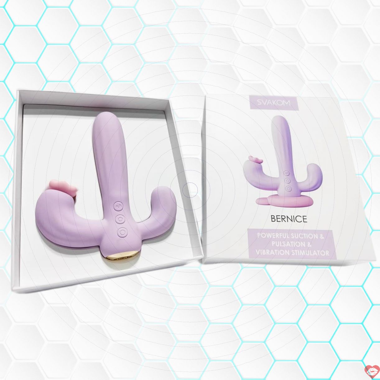 Đồ chơi tình dục 3 nhánh xương rồng Svakom Bernice siêu sướng 