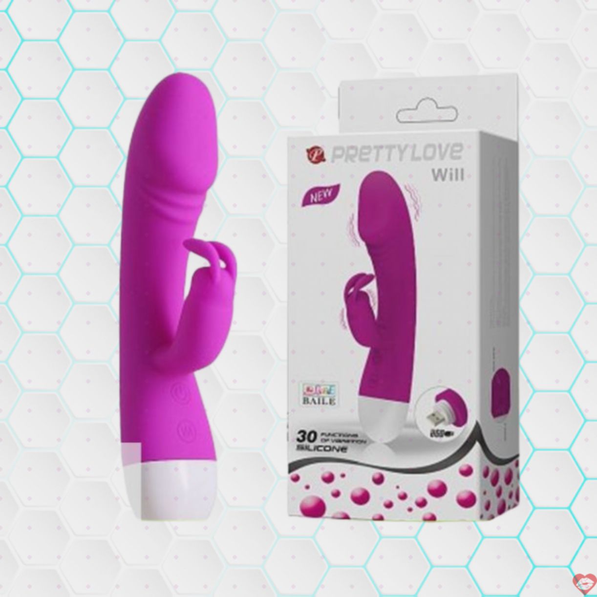 Máy massage kích thích sạc pin Pretty Love Will - Sảng khoái mãnh liệt 