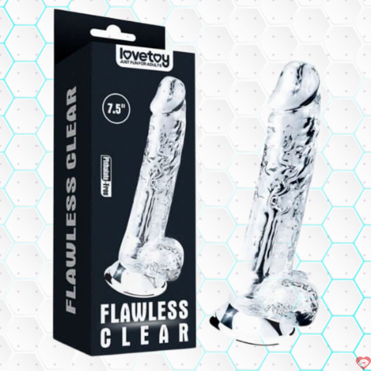 Lovetoy Flawless Clear 7.5 sex toy siêu mềm mại an toàn cho bạn 