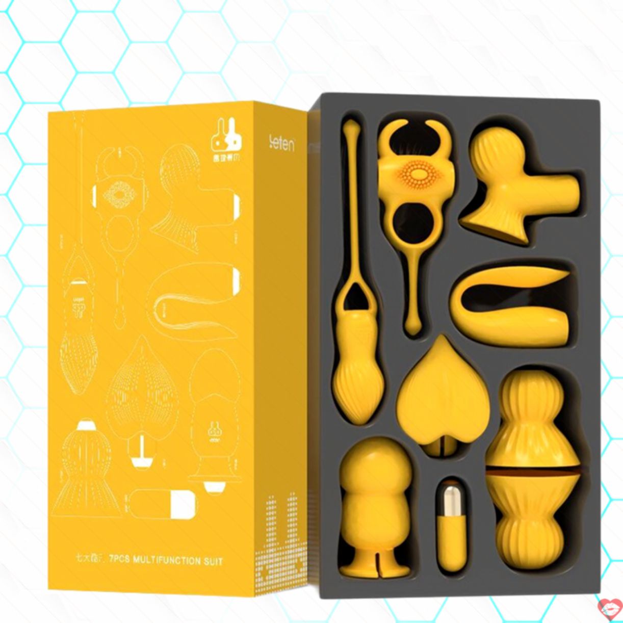 Bộ đồ chơi Leten rung đa năng tuyệt vời kích thích cực đỉnh 