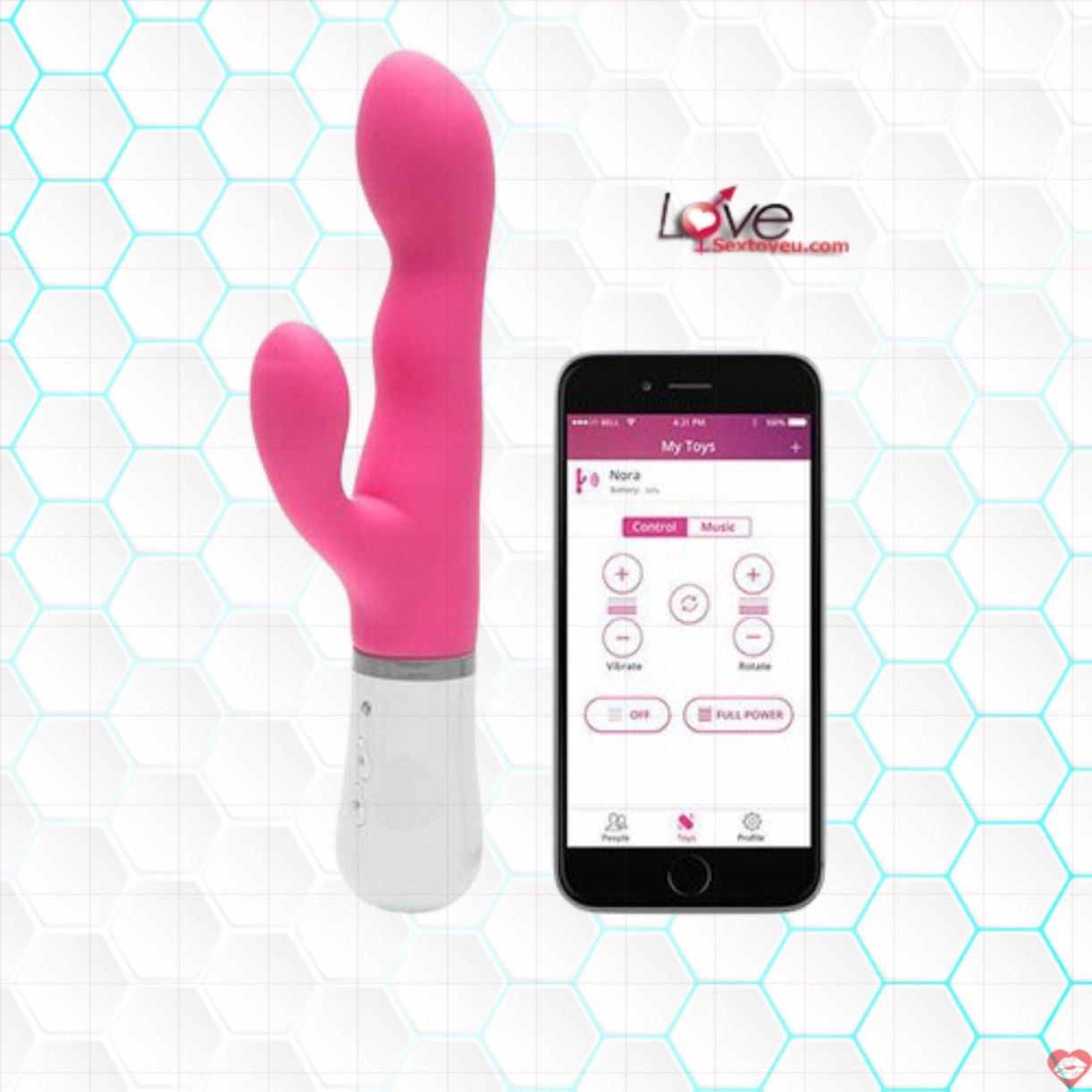 Dương vật rung Lovense Nora cao cấp điều khiển app tiện lợi 
