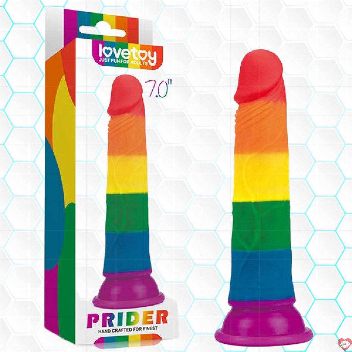 Lovetoy Prider 7 đa sắc dương vật giả kích thích cực đỉnh 
