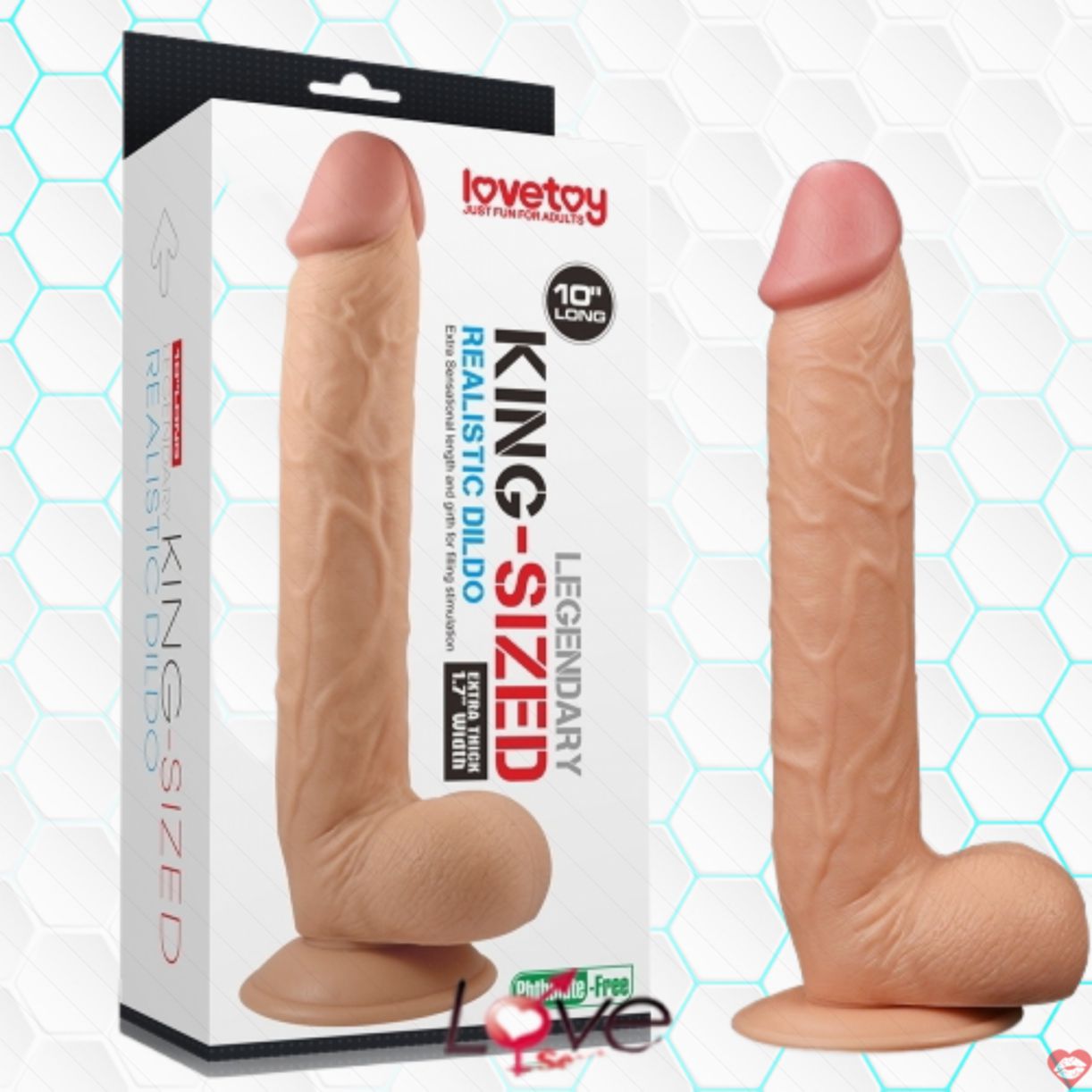 Dương vật giả Lovetoy King size lớn hàng chính hãng cao cấp 