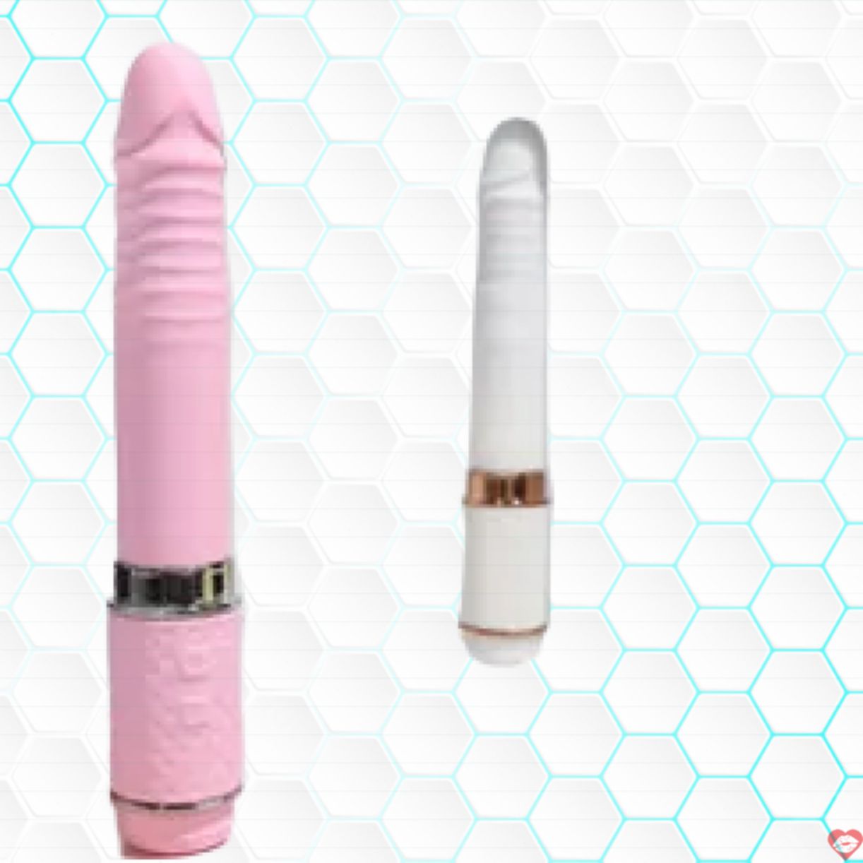 Dương vật giả mini 2 trong 1 rung thụt và bú mút kích thích mạnh 
