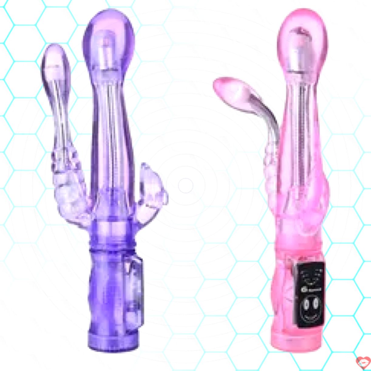 Dương vật giả 3 đầu Tease - Sáng tạo, độc đáo, kích thích cực mạnh 