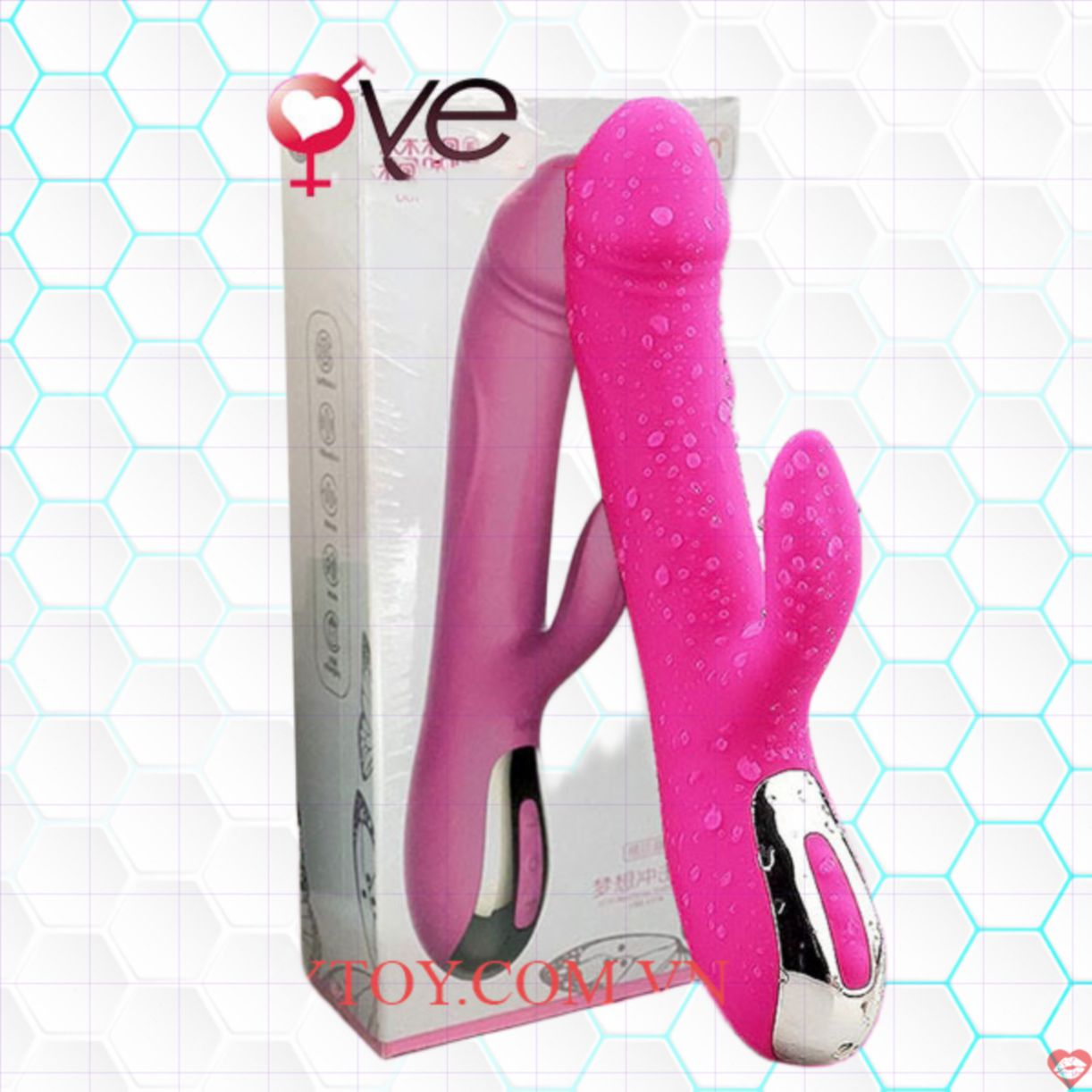 Máy rung DV 60 Leten rung thụt sưởi ấm cực mạnh, massage sướng 