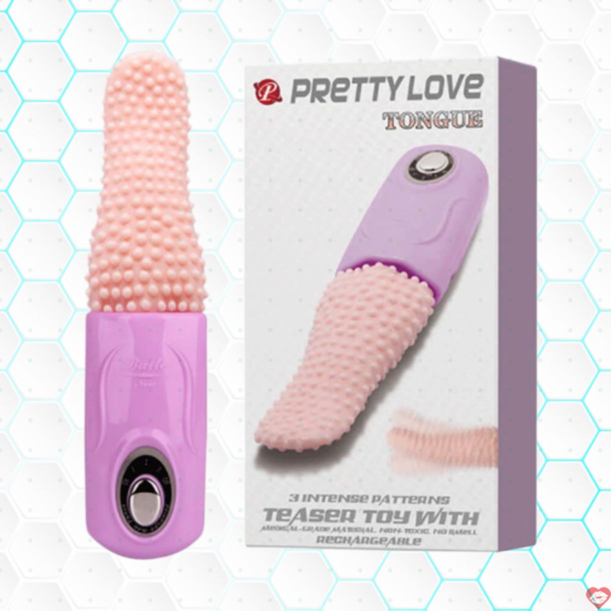 Lưỡi rung Pretty Love siêu mạnh kích thích điểm G tự nhiên 