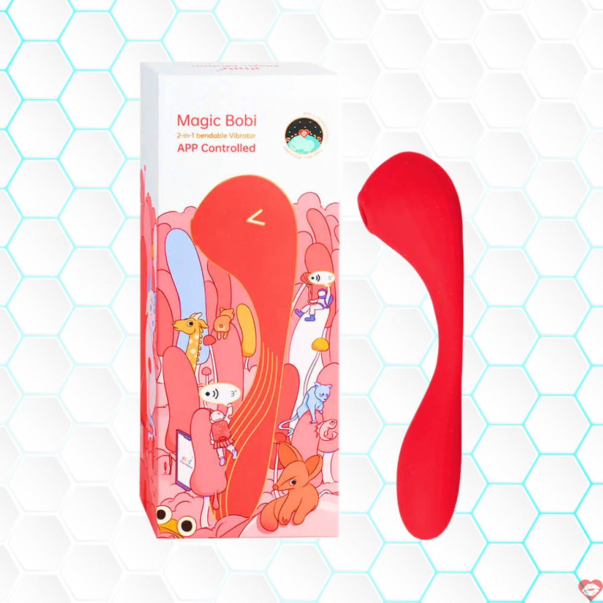 Máy massage Magic Motion Bobi Đỏ công nghệ cao thư giãn tận nhà 