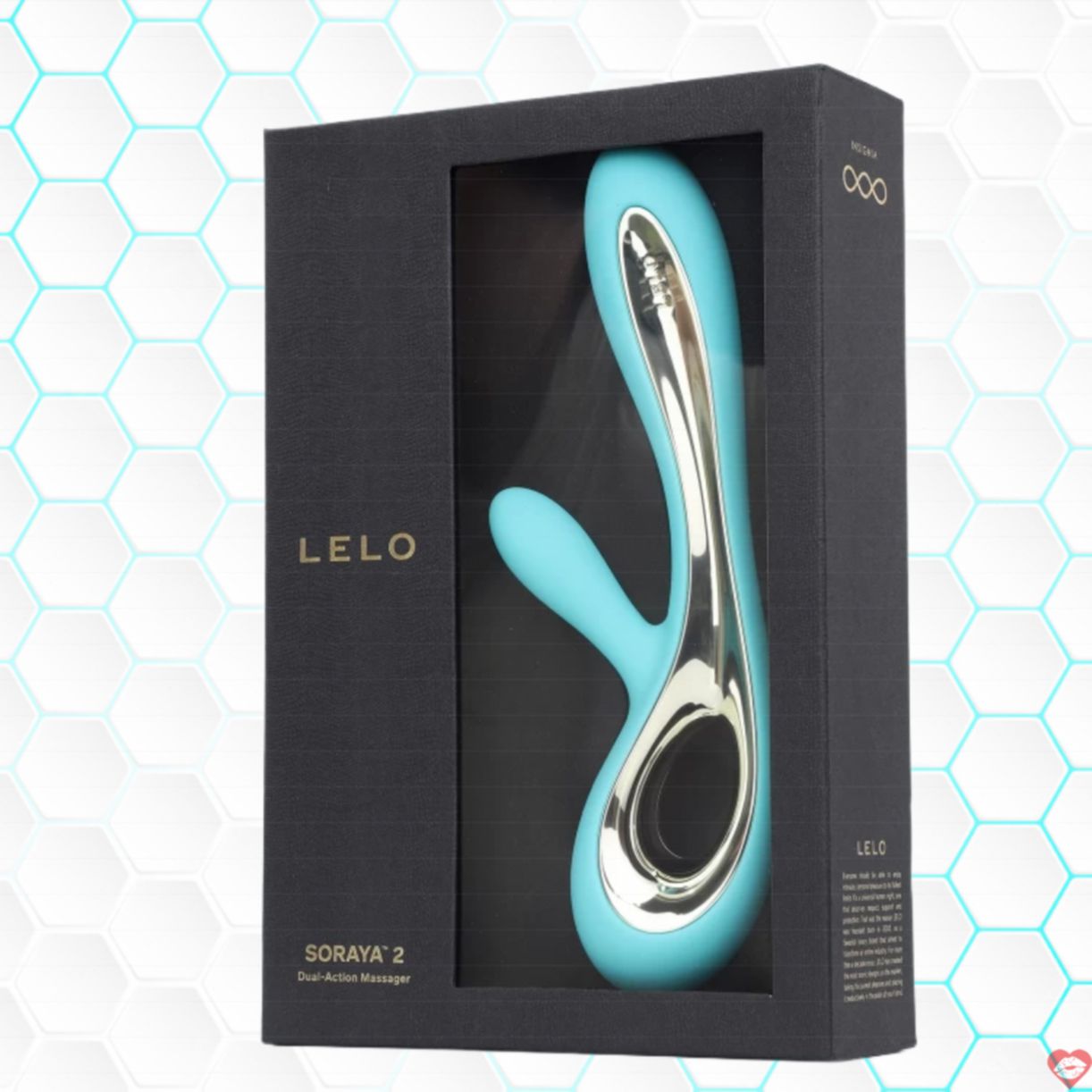 Lelo Soraya 2 Aqua máy rung cao cấp kép Thuỵ Điển sang trọng 