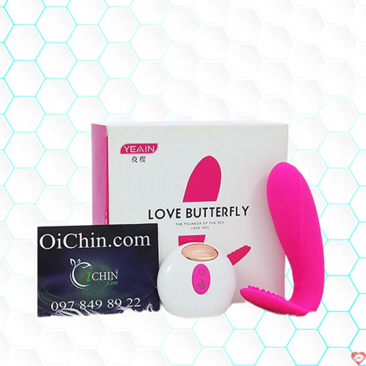 YEAIN Love Butter Fly cao cấp 2 đầu 10 chế độ rung điều khiển từ xa 