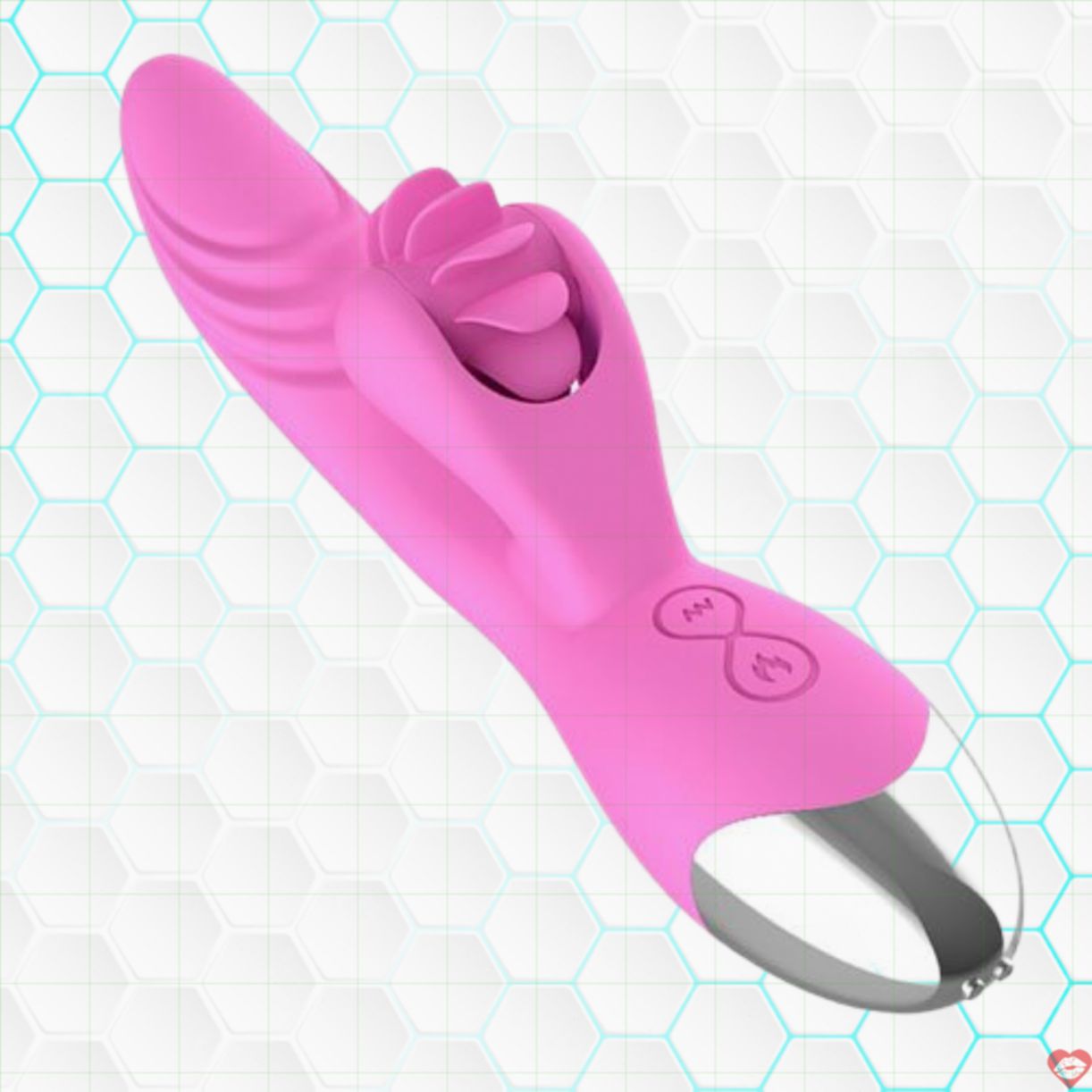 Máy massage điểm G âm vật Dibe DC66Q rung xoay tỏa nhiệt hiệu quả 