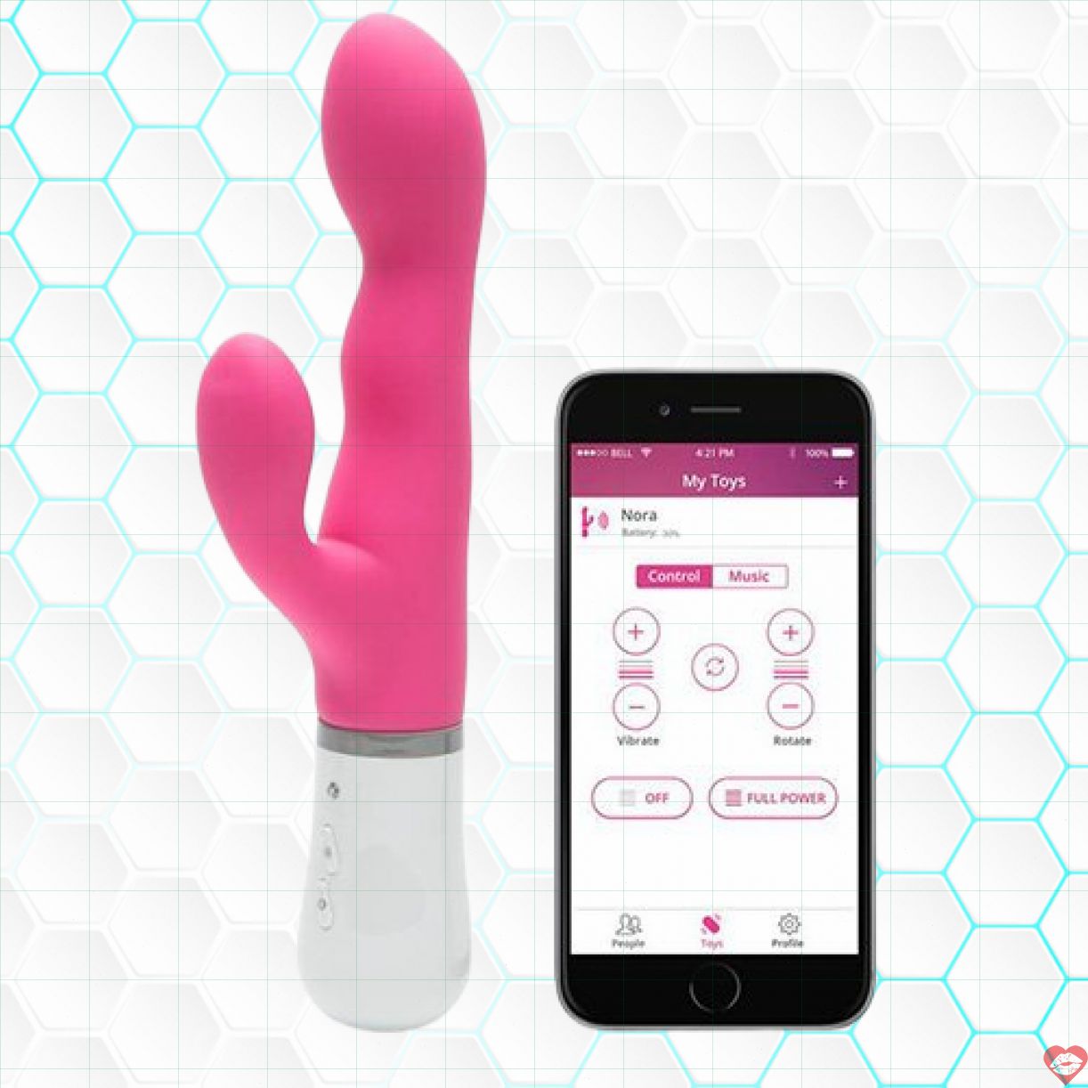 Lovense Nora massage điểm G cao cấp điều khiển app tiện lợi 