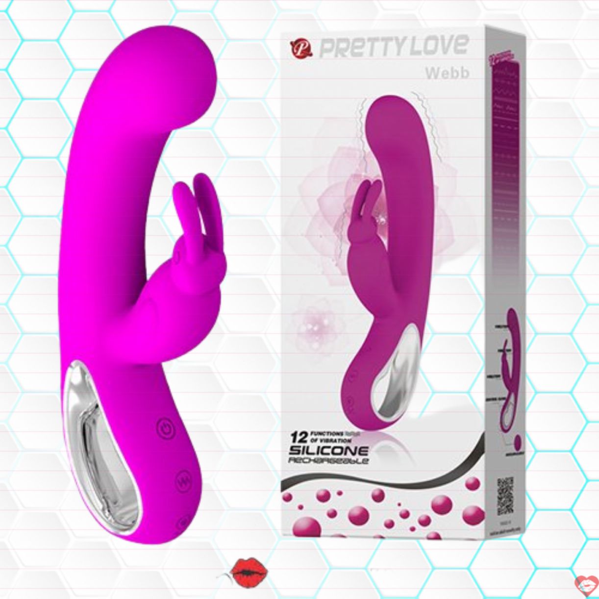 Dụng cụ kích thích âm vật điểm G Pretty Love Webb chất lượng tốt 
