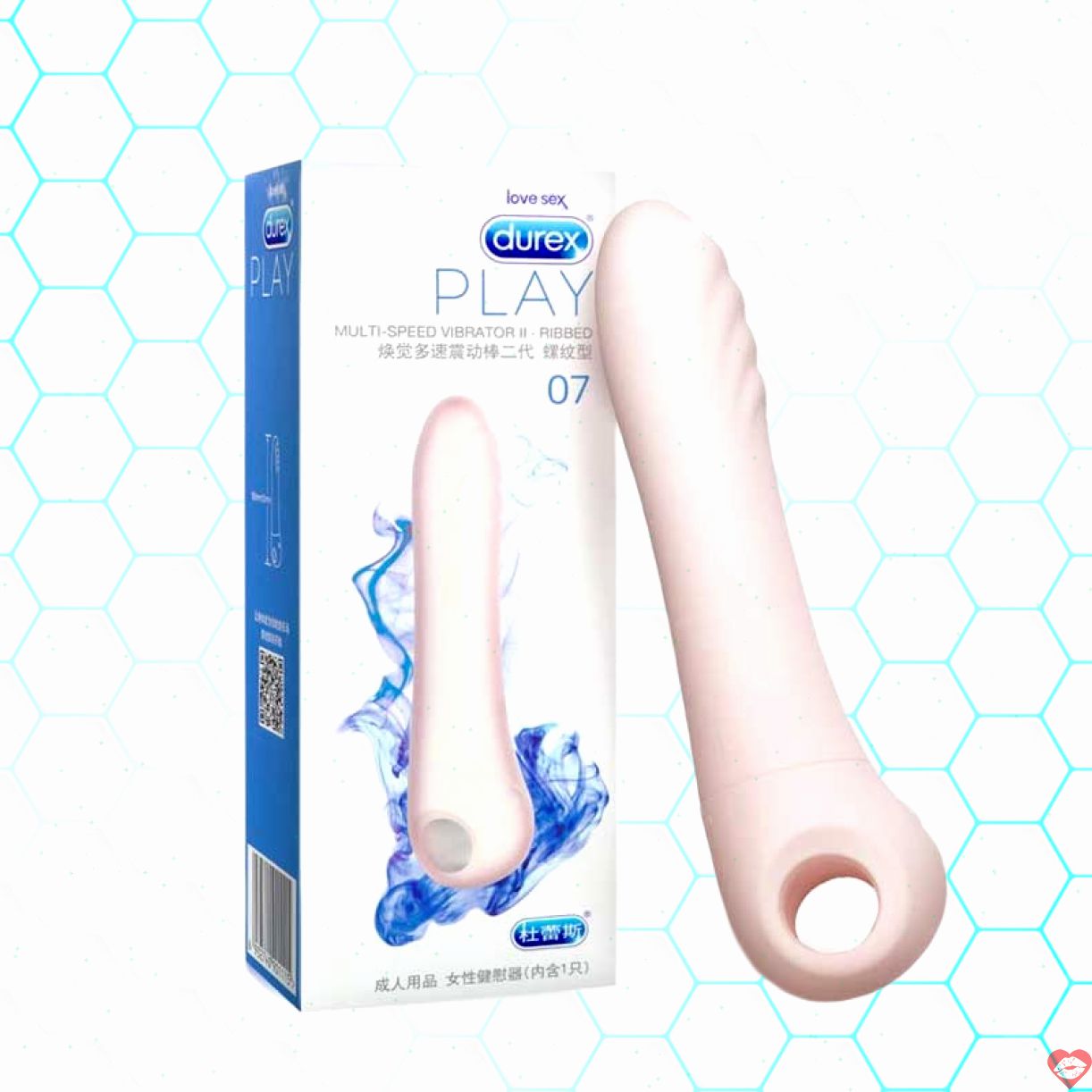 Máy rung Durex Vibrator II Ribbed kích thích điểm G mạnh mẽ 