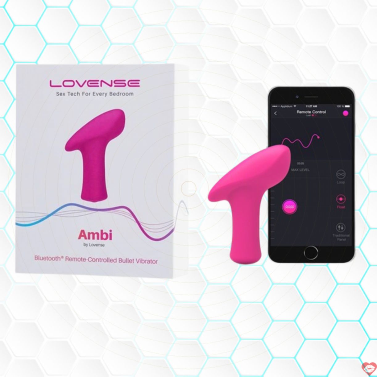 Lovense Ambi mini cao cấp điều khiển điện thoại cho nữ sành điệu 