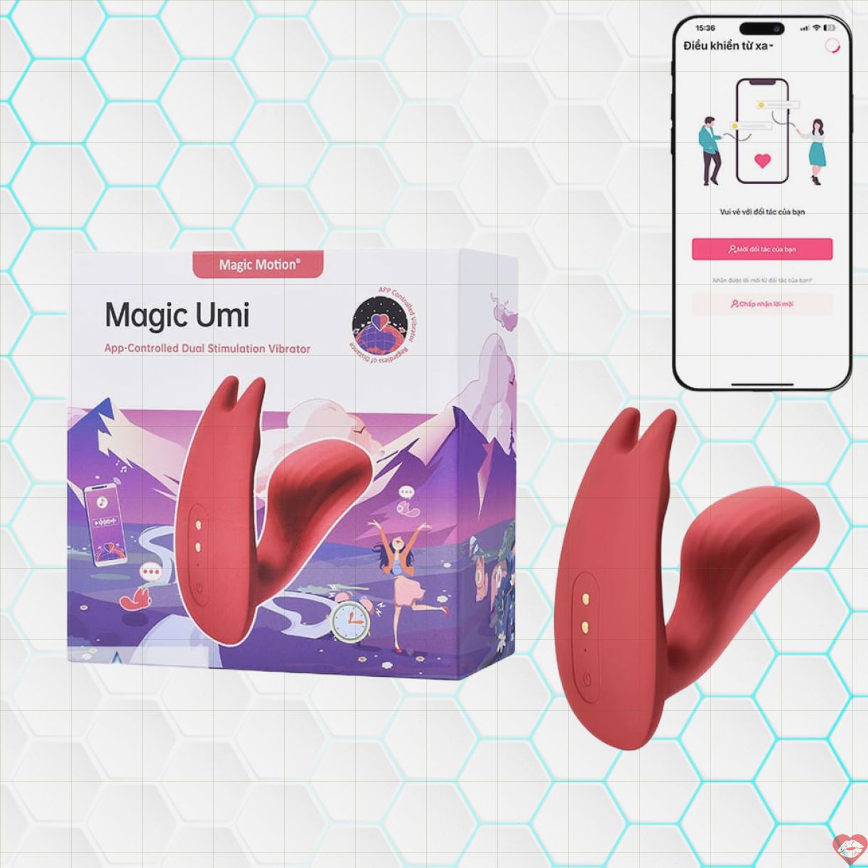 Máy massage vùng kín Magic Motion Umi điều khiển App dễ dùng 