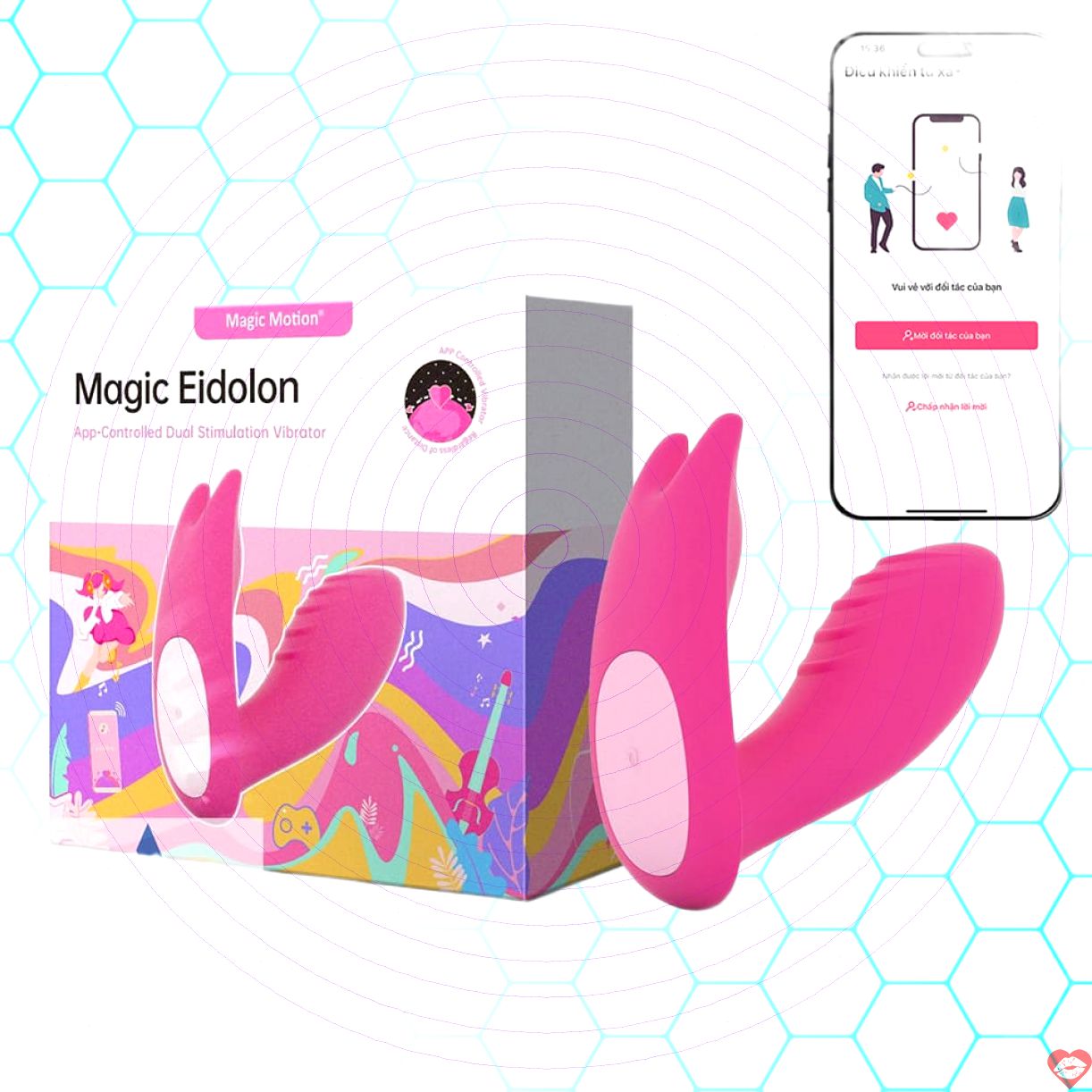 Máy rung điều khiển từ xa Magic Motion Eidolon chất lượng 