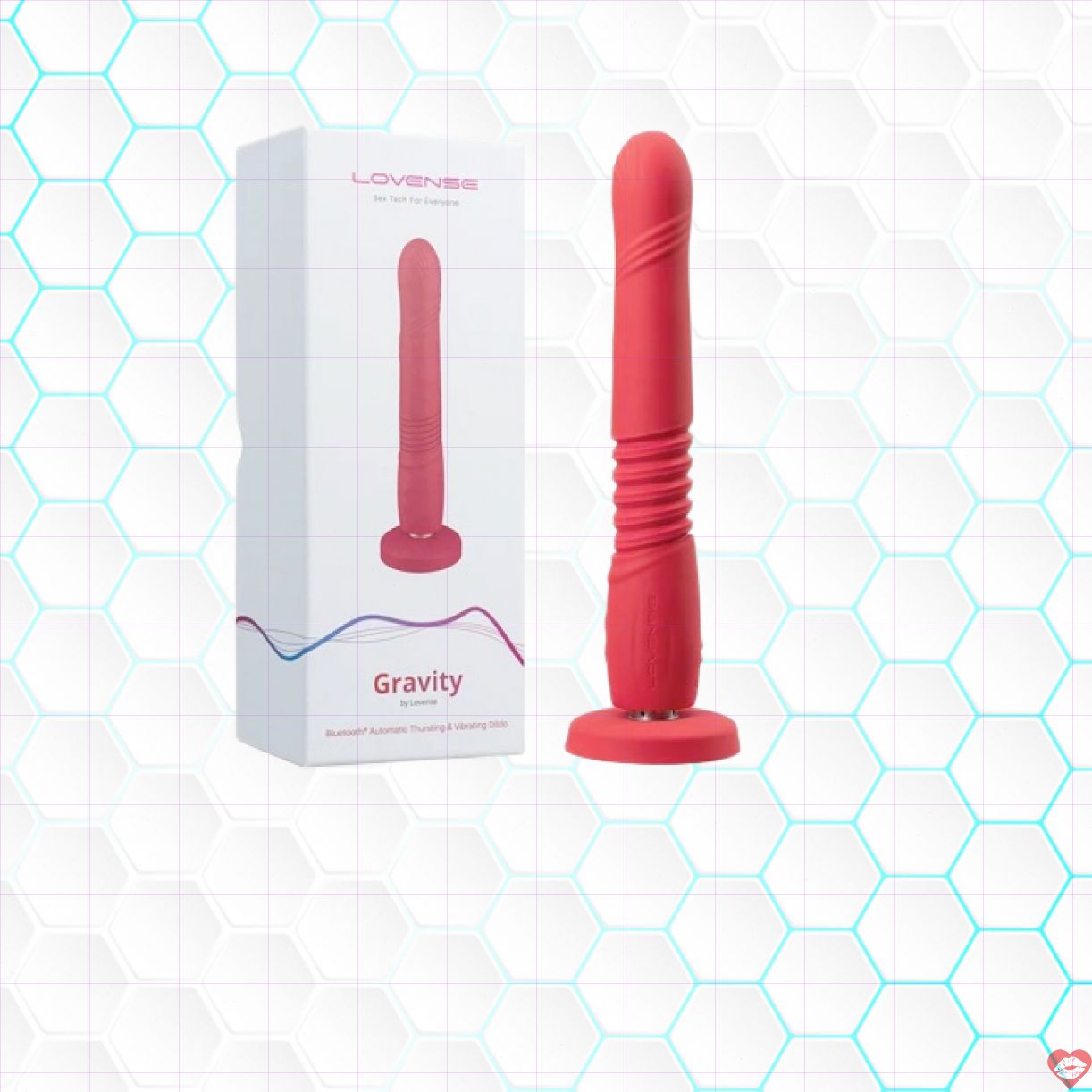 Dương vật giả gắn tường Lovense Gravity rung thụt cực sướng 