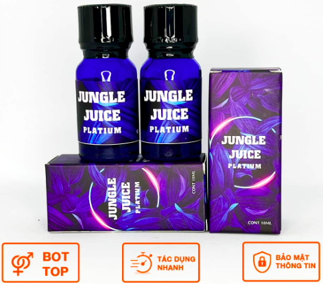  Mua Chai hít tăng khoái cảm Popper Jungle Juice Platium - Chai 10ml tăng khoái cảm cao cấp