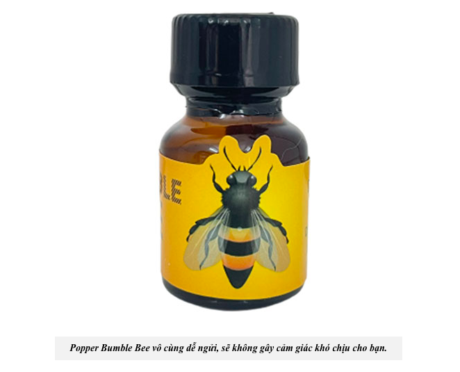  Mua Popper Bumble Bee con ong vàng 10ml chai hít tăng khoái cảm Mỹ có tốt không?