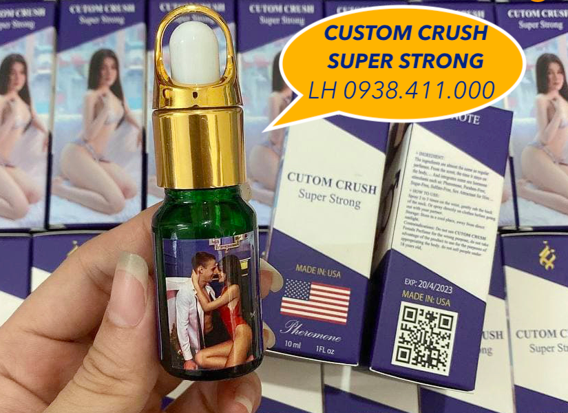  So sánh Custom Crush Super Strong thuốc kích dục nữ cực mạnh dạng nước chính hãng Mỹ giá rẻ