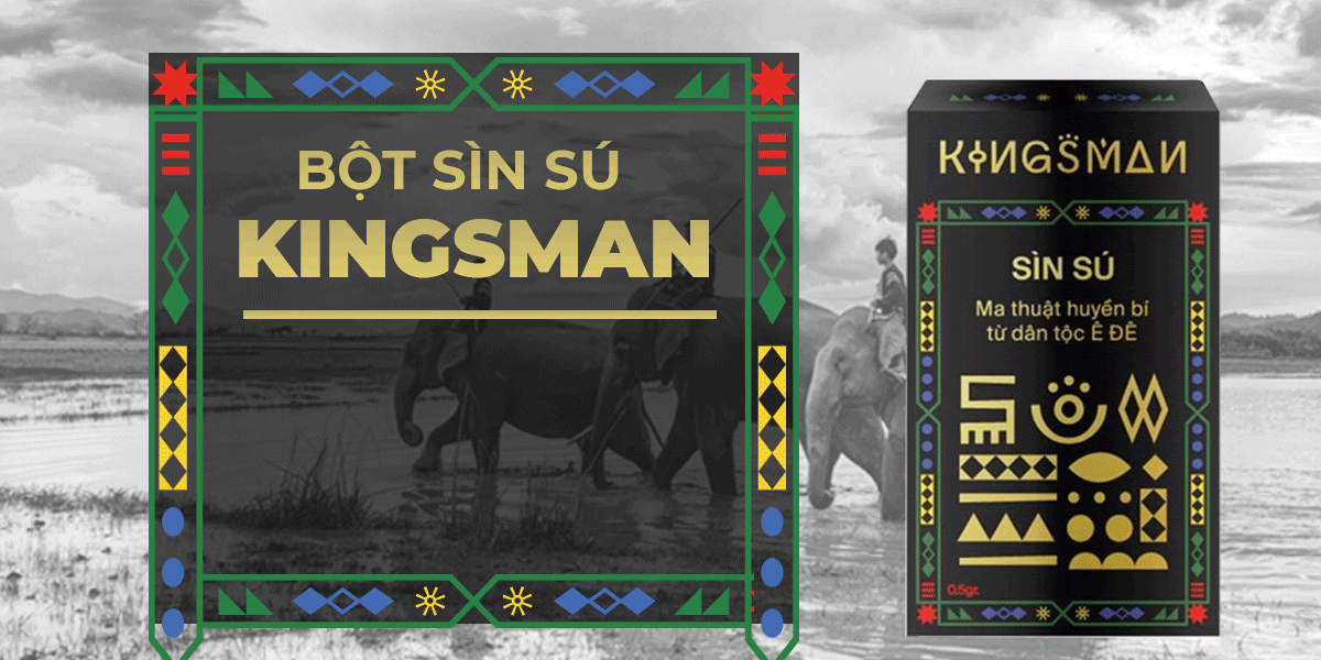  Phân phối Bột sìn sú Kingsman - Kéo dài thời gian - Gói 0.5gr chính hãng