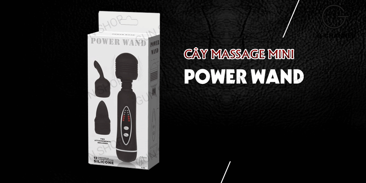 Cung cấp Cây massage mini rung 12 chế độ Power Wand chày rung tình yêu chính hãng hàng xách tay