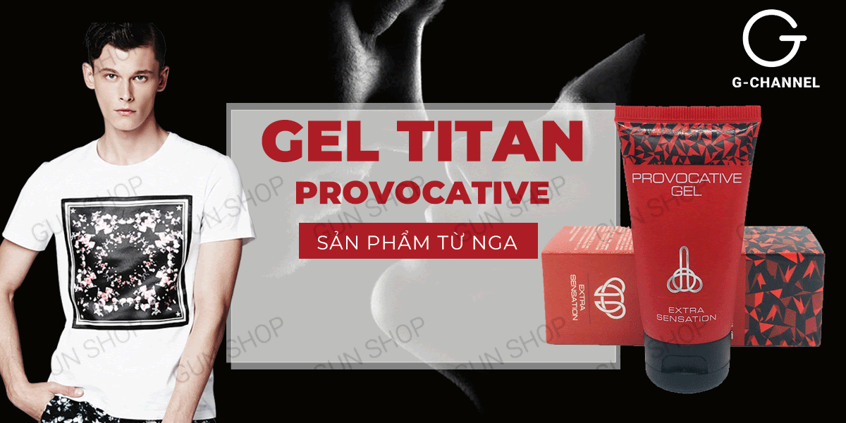  Bảng giá Gel bôi trơn tăng kích thước cho nam - Titan Provocative - Chai 50ml hàng mới về
